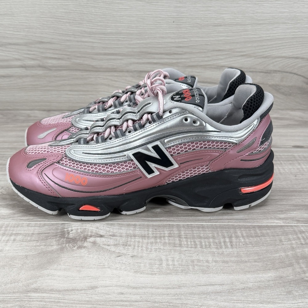New Balance New Balance 1000 Pink Metallic Silver M1000U Mens Size 12 New - Picture 2 of 9